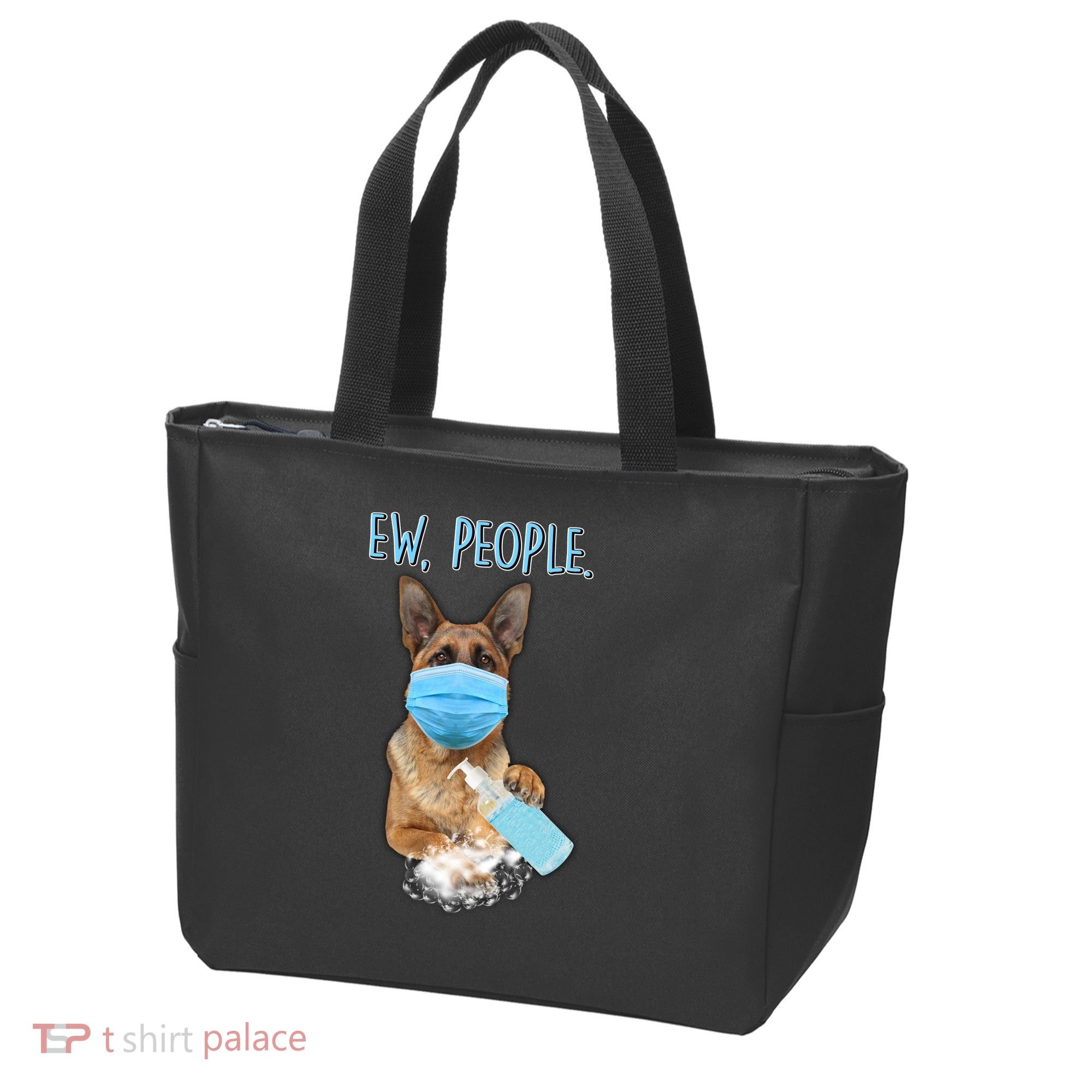 Funny Ew People Hygienic German Shepard  Tote Bag
