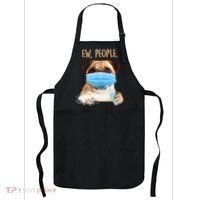 Funny Ew People Hygienic Pug Mask Apron thumb 0