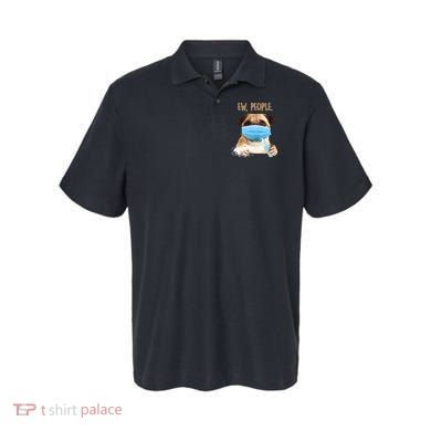 Funny Ew People Hygienic Pug Mask Polo