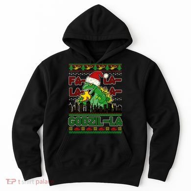 Funny Fa La La La Godzil-La Ugly Christmas Sweater Hoodie