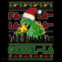 Funny Fa La La La Godzil-La Ugly Christmas Sweater Coffee Mug thumb 5