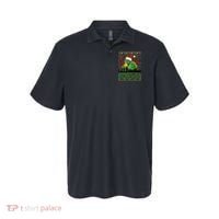 Funny Fa La La La Godzil-La Ugly Christmas Sweater Polo thumb 0