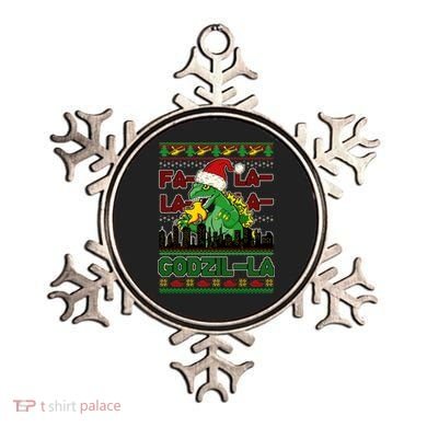Funny Fa La La La Godzil-La Ugly Christmas Sweater Ornament