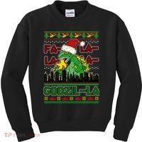 Funny Fa La La La Godzil-La Ugly Christmas Sweater Kids Sweatshirt thumb 0