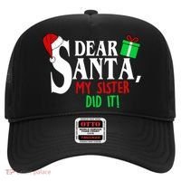 Funny Family Christmas Dear Santa my Sister Did It Hat thumb 0