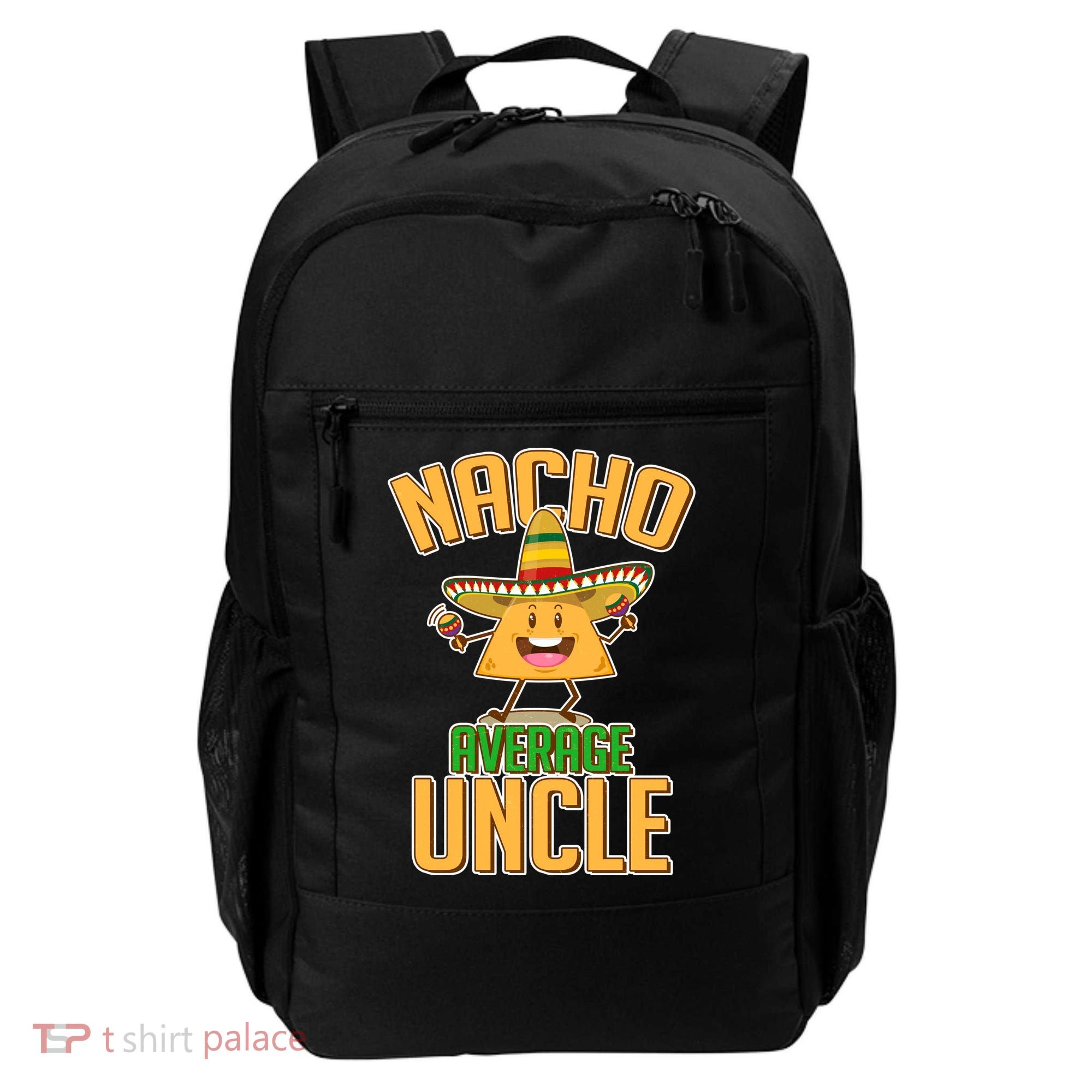 Funny Family Nacho Average Uncle  Backpack