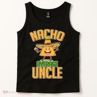 Funny Family Nacho Average Uncle  Tank Top thumb 2