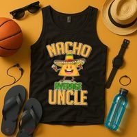 Funny Family Nacho Average Uncle  Tank Top thumb 4