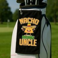 Funny Family Nacho Average Uncle  Golf Towel thumb 2