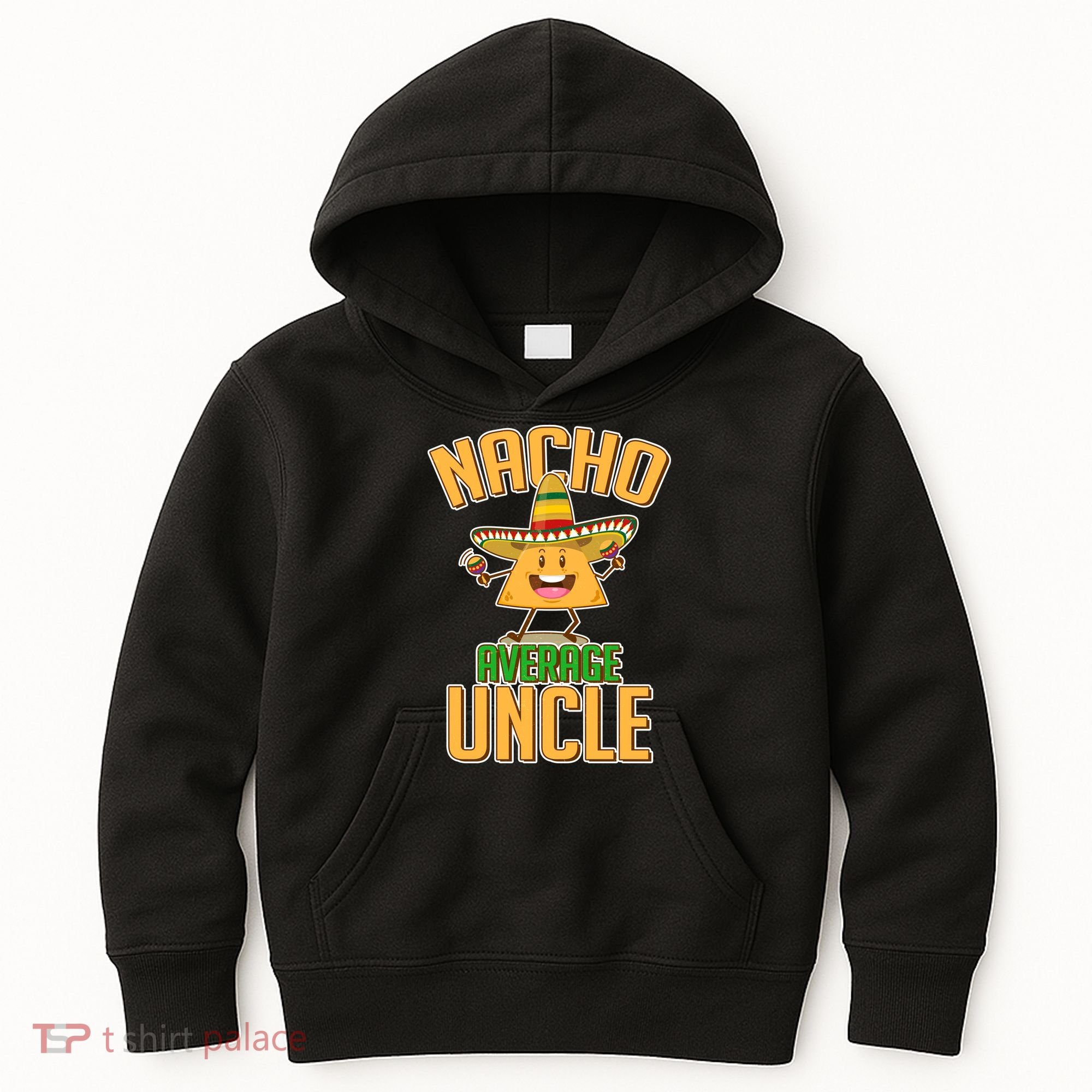 Funny Family Nacho Average Uncle  Kids Hoodie