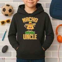 Funny Family Nacho Average Uncle  Kids Hoodie thumb 2