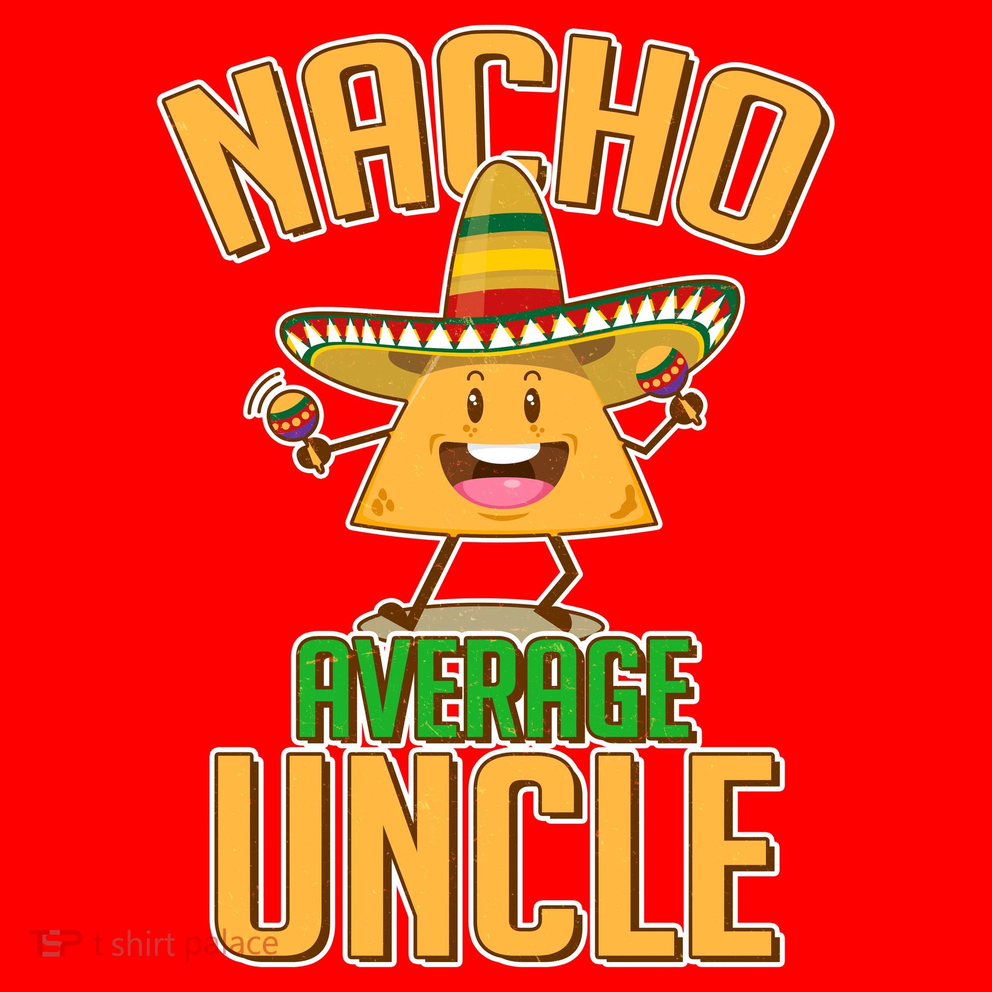 Funny Family Nacho Average Uncle  Santa Hat
