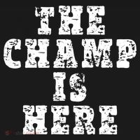 Funny Fantasy Football The Champ Is Here Apron thumb 3