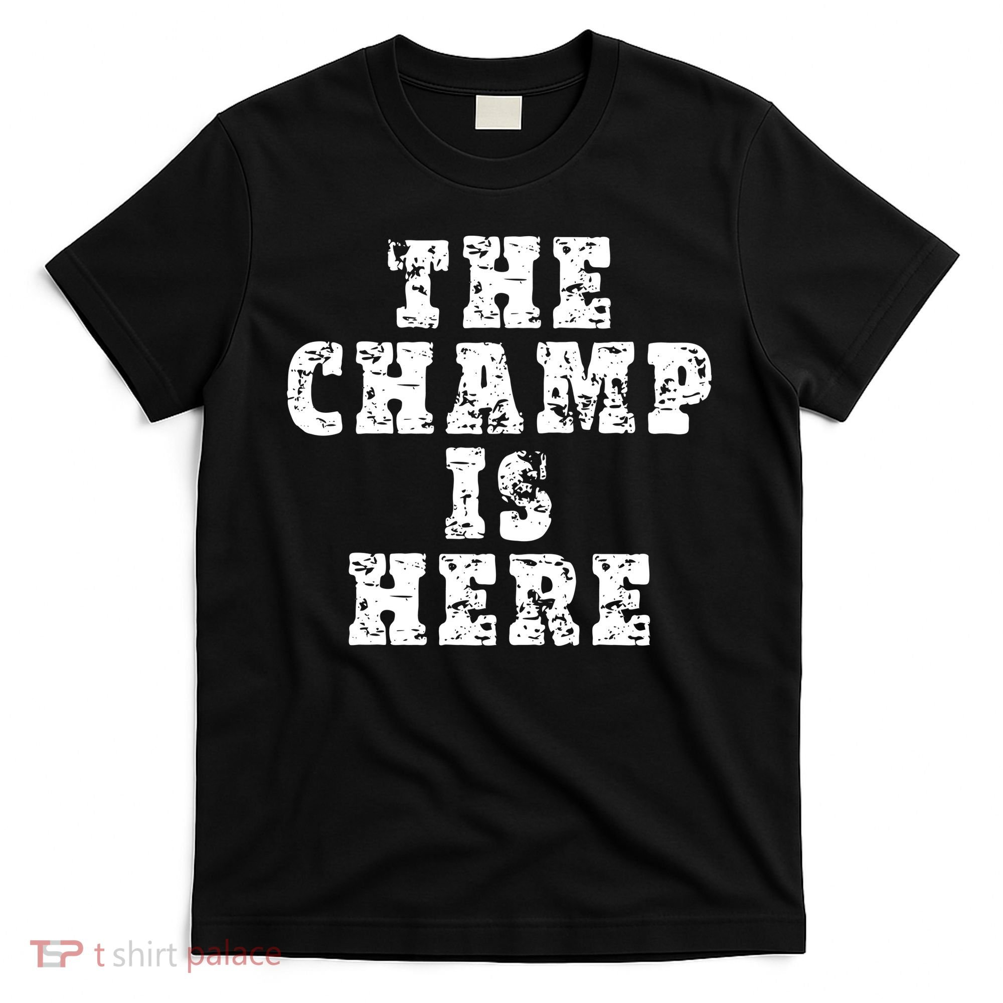 Funny Fantasy Football The Champ Is Here T-Shirt