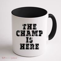 Funny Fantasy Football The Champ Is Here Coffee Mug thumb 1