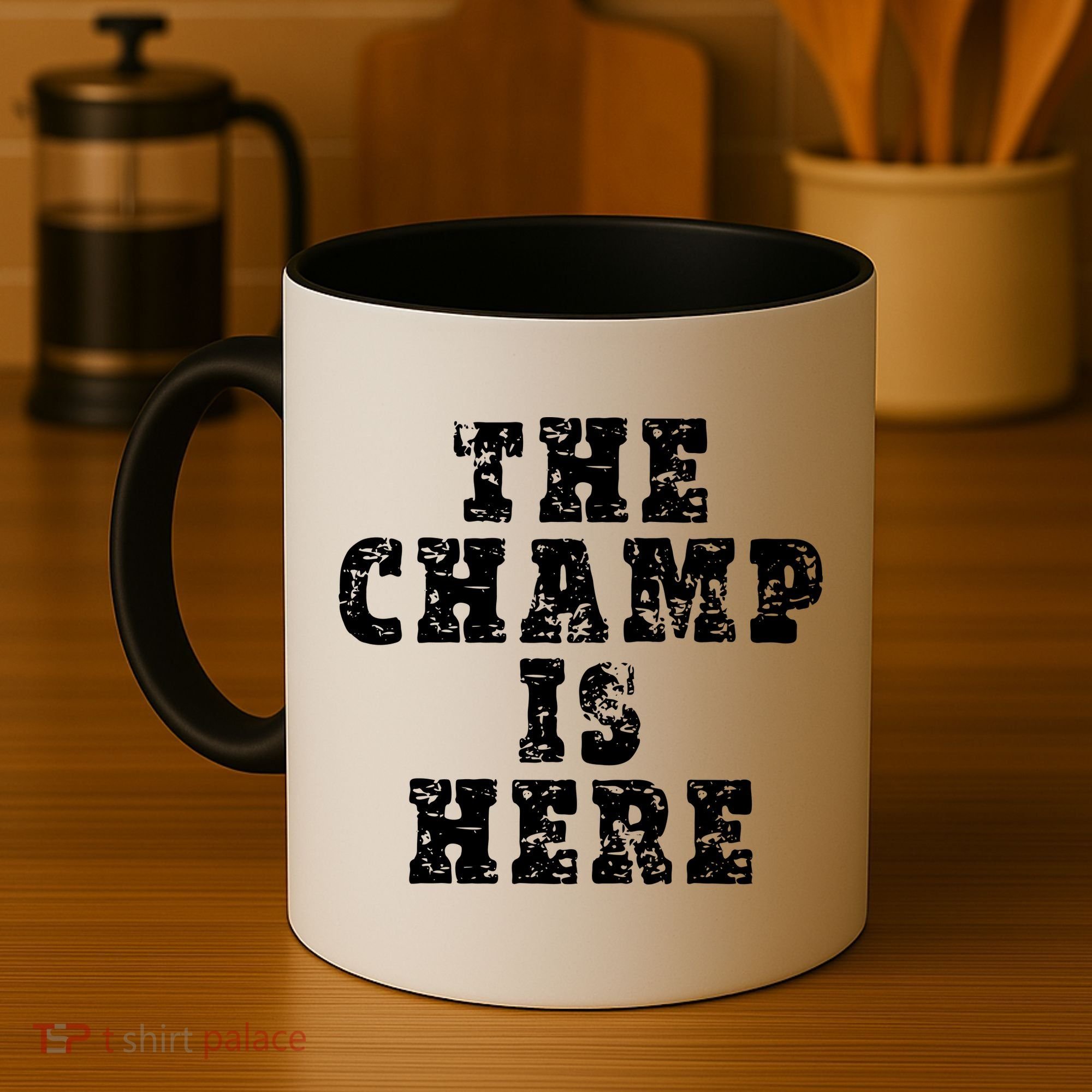 Funny Fantasy Football The Champ Is Here Coffee Mug