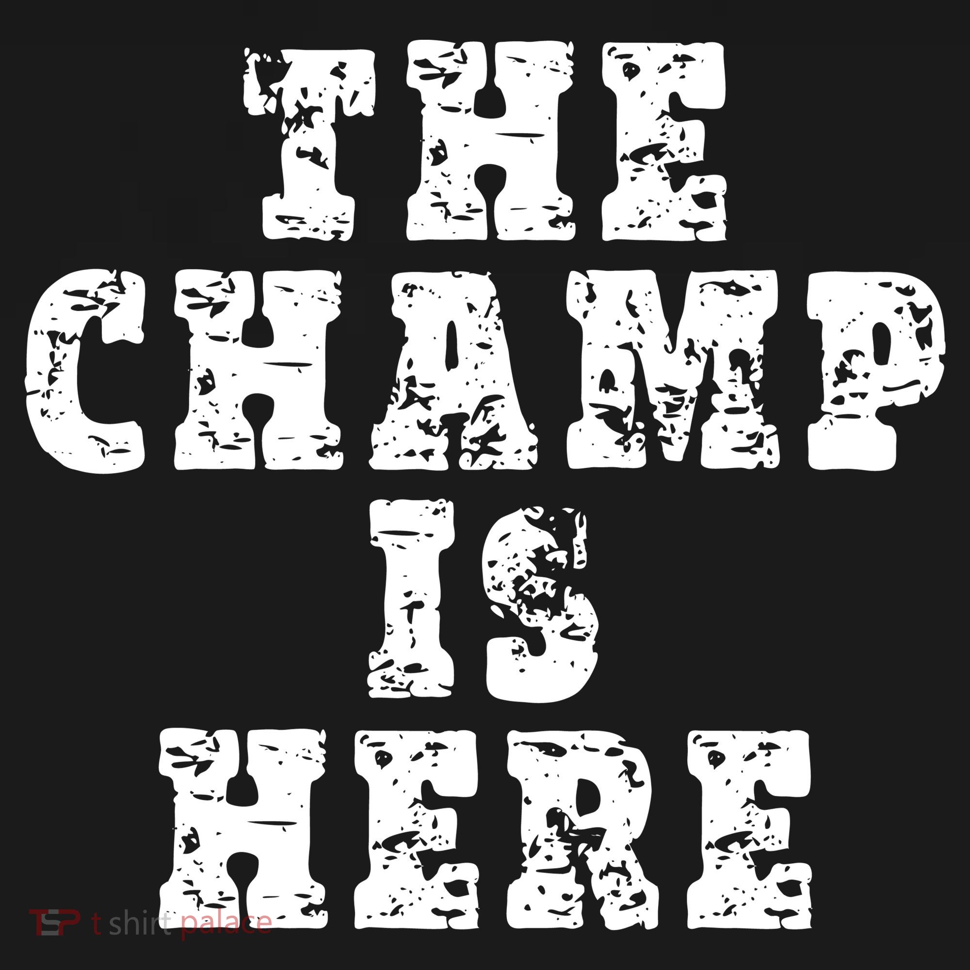 Funny Fantasy Football The Champ Is Here Mousepad