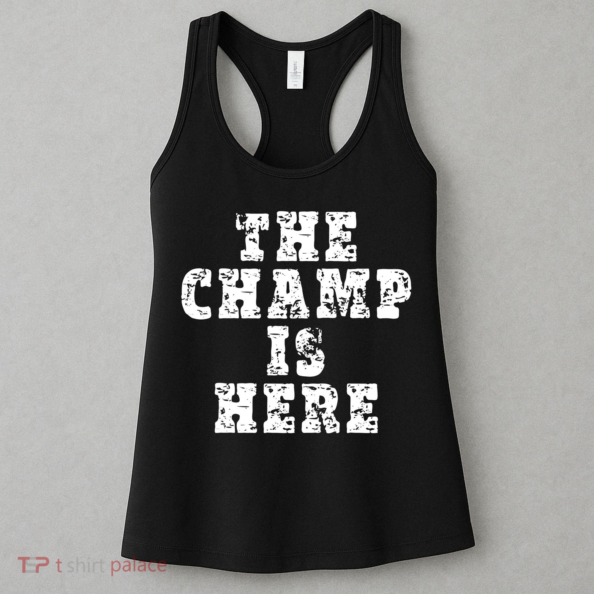 Funny Fantasy Football The Champ Is Here Women's Tank Top