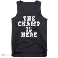 Funny Fantasy Football The Champ Is Here Tank Top thumb 0