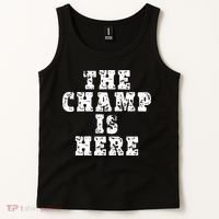 Funny Fantasy Football The Champ Is Here Tank Top thumb 2