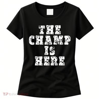 Funny Fantasy Football The Champ Is Here Women's T-Shirt