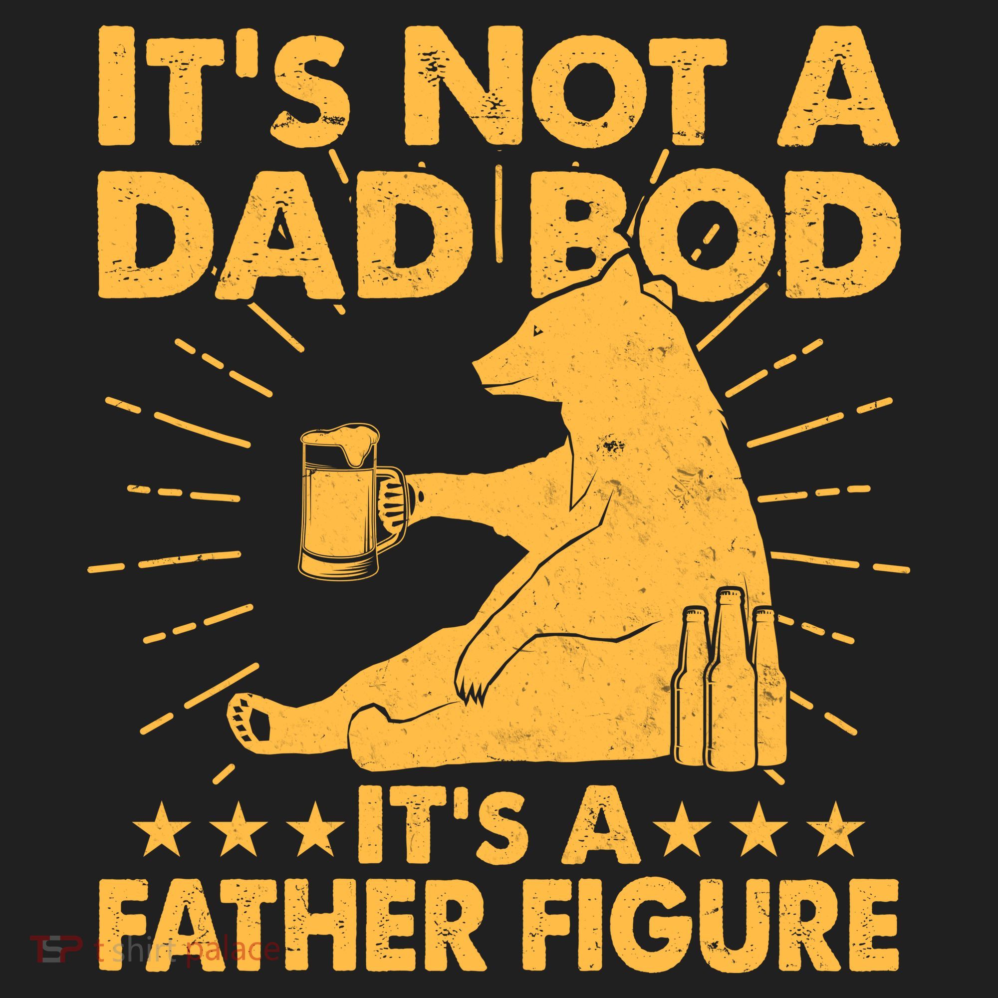 Funny Father Figure It's Not A Dad Bod Bear Women's Sweatshirt
