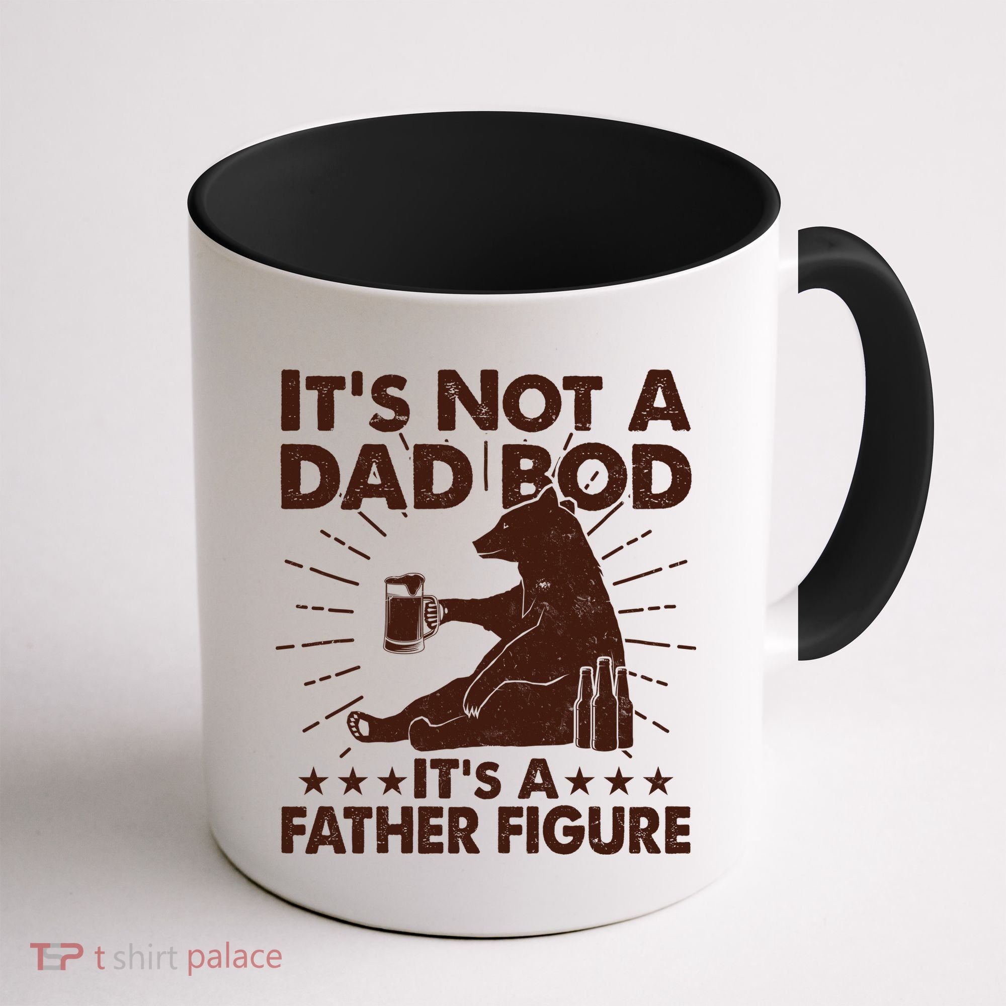 Funny Father Figure It's Not A Dad Bod Bear Coffee Mug