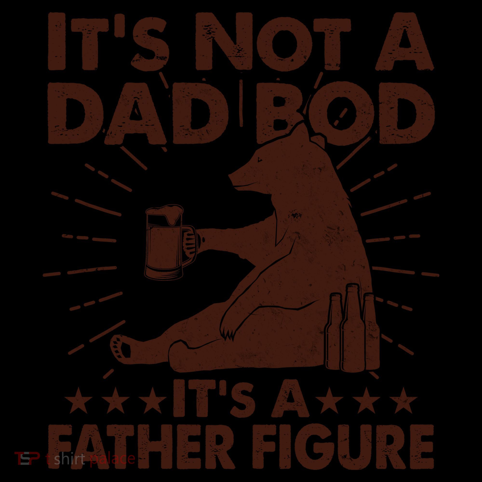 Funny Father Figure It's Not A Dad Bod Bear Coffee Mug