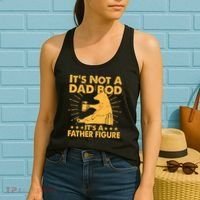 Funny Father Figure It's Not A Dad Bod Bear Women's Tank Top thumb 2