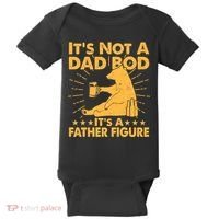 Funny Father Figure It's Not A Dad Bod Bear Baby Bodysuit thumb 0