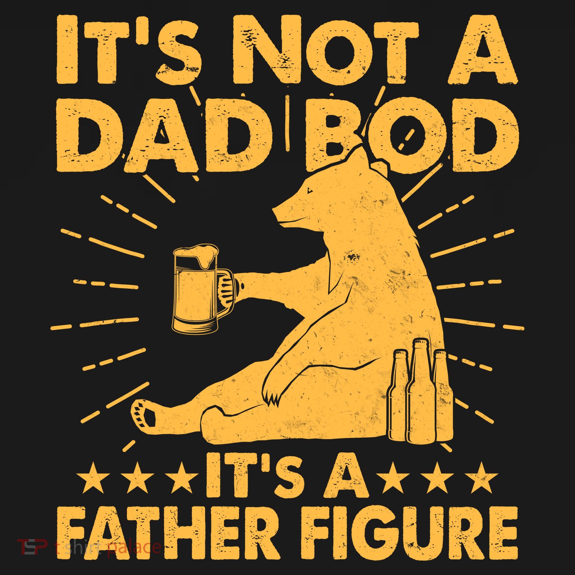 Funny Father Figure It's Not A Dad Bod Bear Women's Long Sleeve Shirt