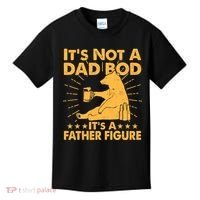 Funny Father Figure It's Not A Dad Bod Bear Kids T-Shirt thumb 0