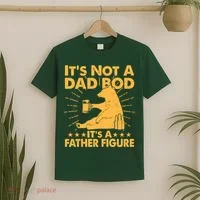 Funny Father Figure It's Not A Dad Bod Bear T-Shirt thumb 2