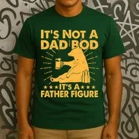 Funny Father Figure It's Not A Dad Bod Bear T-Shirt thumb 3