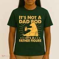 Funny Father Figure It's Not A Dad Bod Bear T-Shirt thumb 4