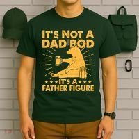 Funny Father Figure It's Not A Dad Bod Bear T-Shirt thumb 6