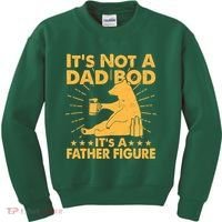 Funny Father Figure It's Not A Dad Bod Bear Kids Sweatshirt thumb 0