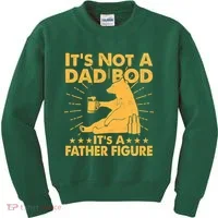 Funny Father Figure It's Not A Dad Bod Bear Kids Sweatshirt thumb 0