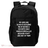 Funny Favorite Child Dad Quote Backpack thumb 0