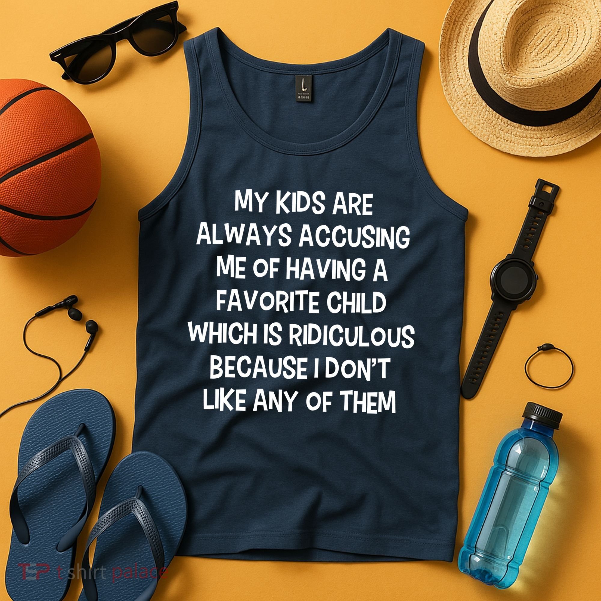 Funny Favorite Child Dad Quote Tank Top