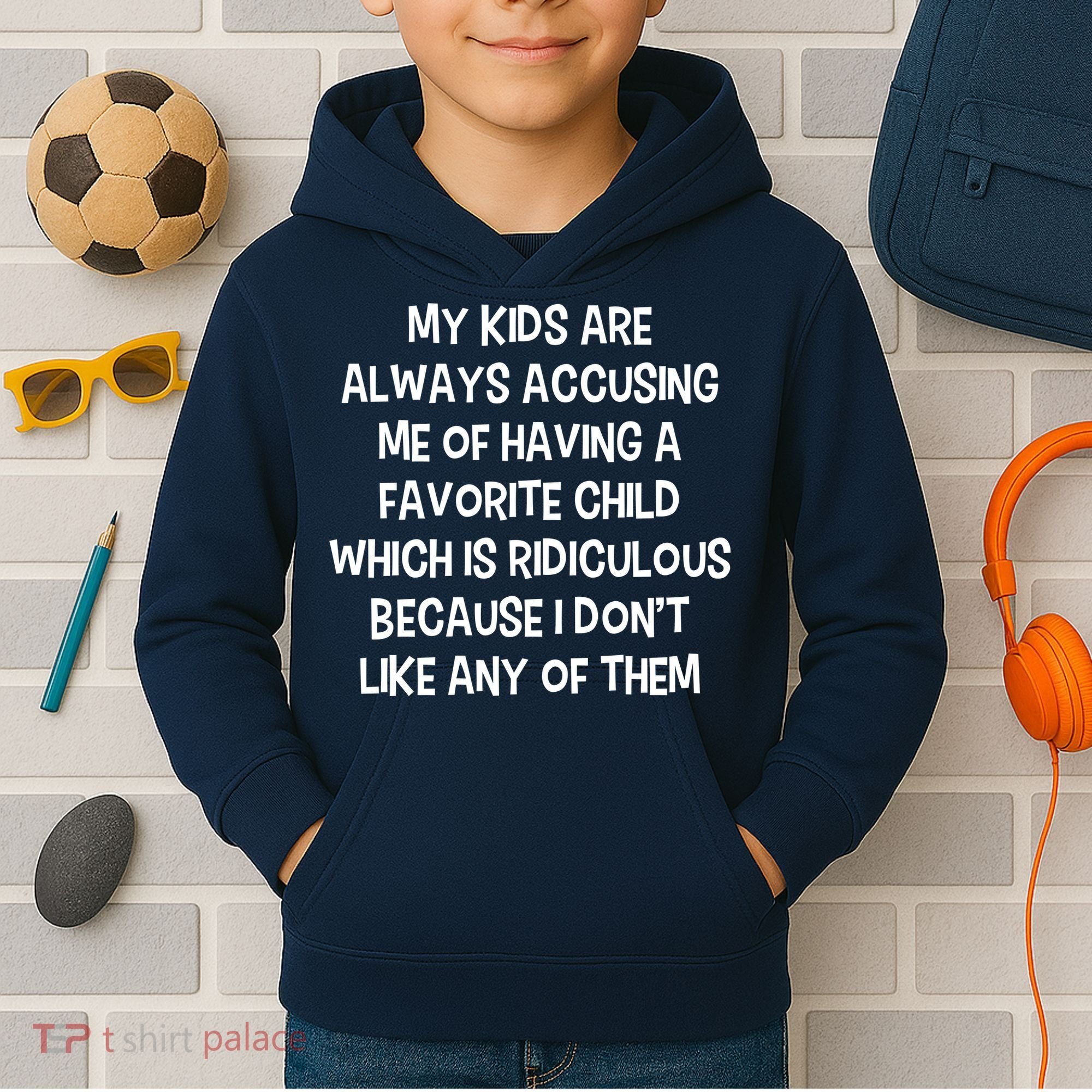 Funny Favorite Child Dad Quote Kids Hoodie