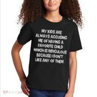 Funny Favorite Child Dad Quote Kids T-Shirt thumb 2