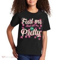 Funny Feed Me And Tell Me I'm Pretty Kids T-Shirt thumb 2
