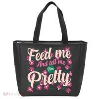 Funny Feed Me And Tell Me I'm Pretty Tote Bag thumb 0