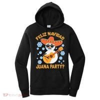 Funny Feliz Navidad Juana Party Snowman Women's Hoodie thumb 0