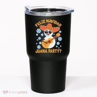 Funny Feliz Navidad Juana Party Snowman Tumbler thumb 0