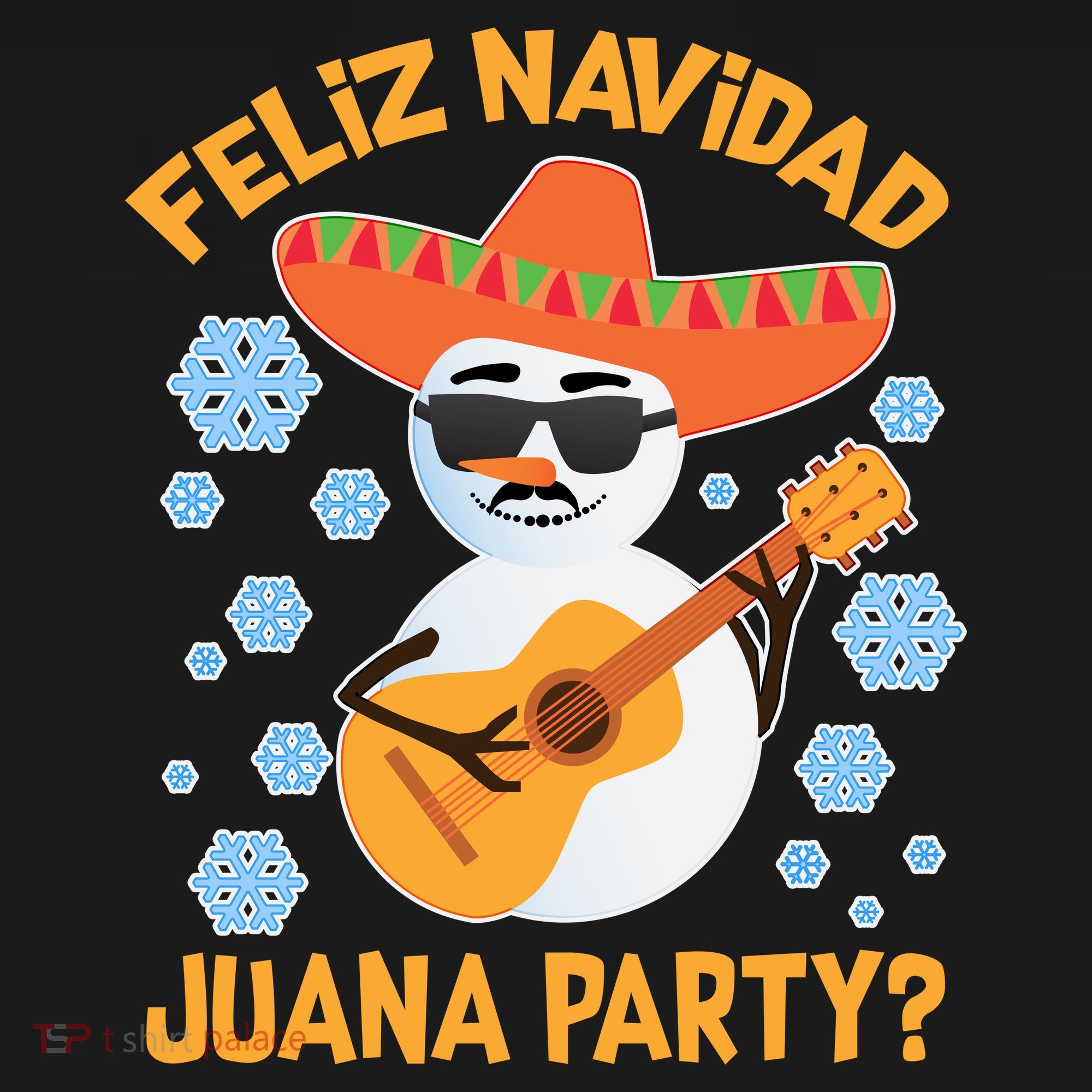 Funny Feliz Navidad Juana Party Snowman Women's Tank Top