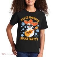 Funny Feliz Navidad Juana Party Snowman Kids T-Shirt thumb 2