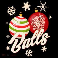 Funny Festive Christmas Balls Backpack thumb 2