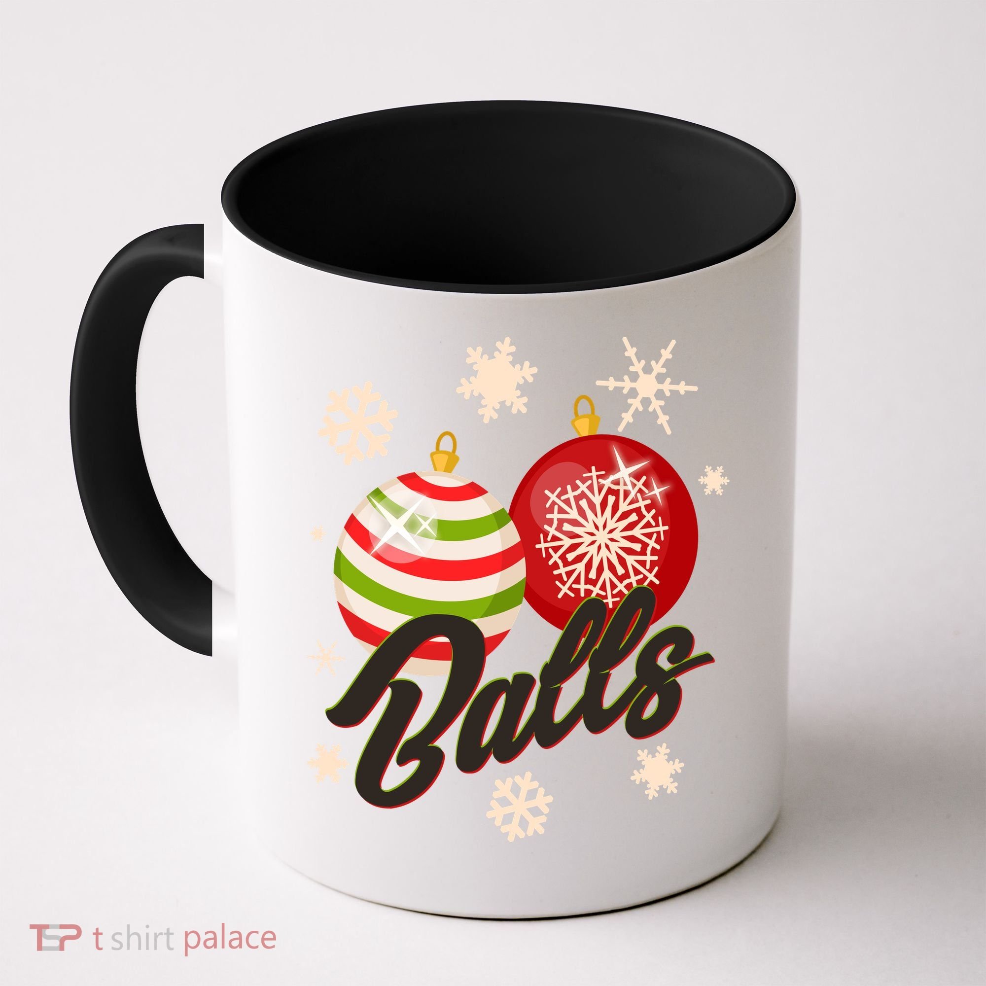 Funny Festive Christmas Balls Coffee Mug